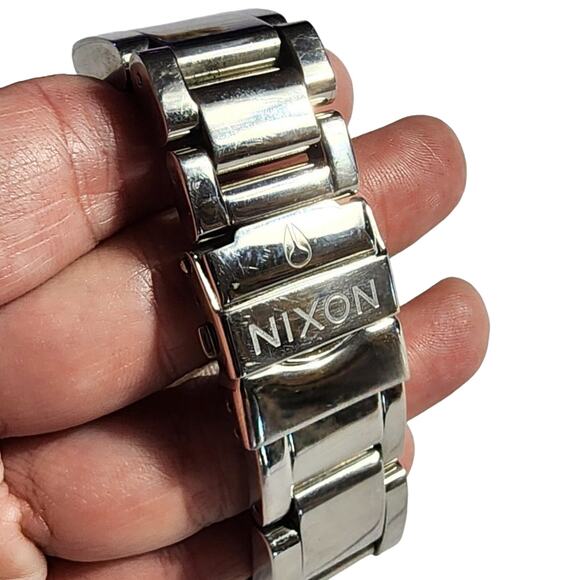 Nixon Minimize The 42-20 Chrono Watch 17F Quartz Crystal Bezel 42 mm - Picture 5 of 9
